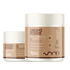 Mascara Umectante Nutritiva Apice Crespo Power 300g 500g