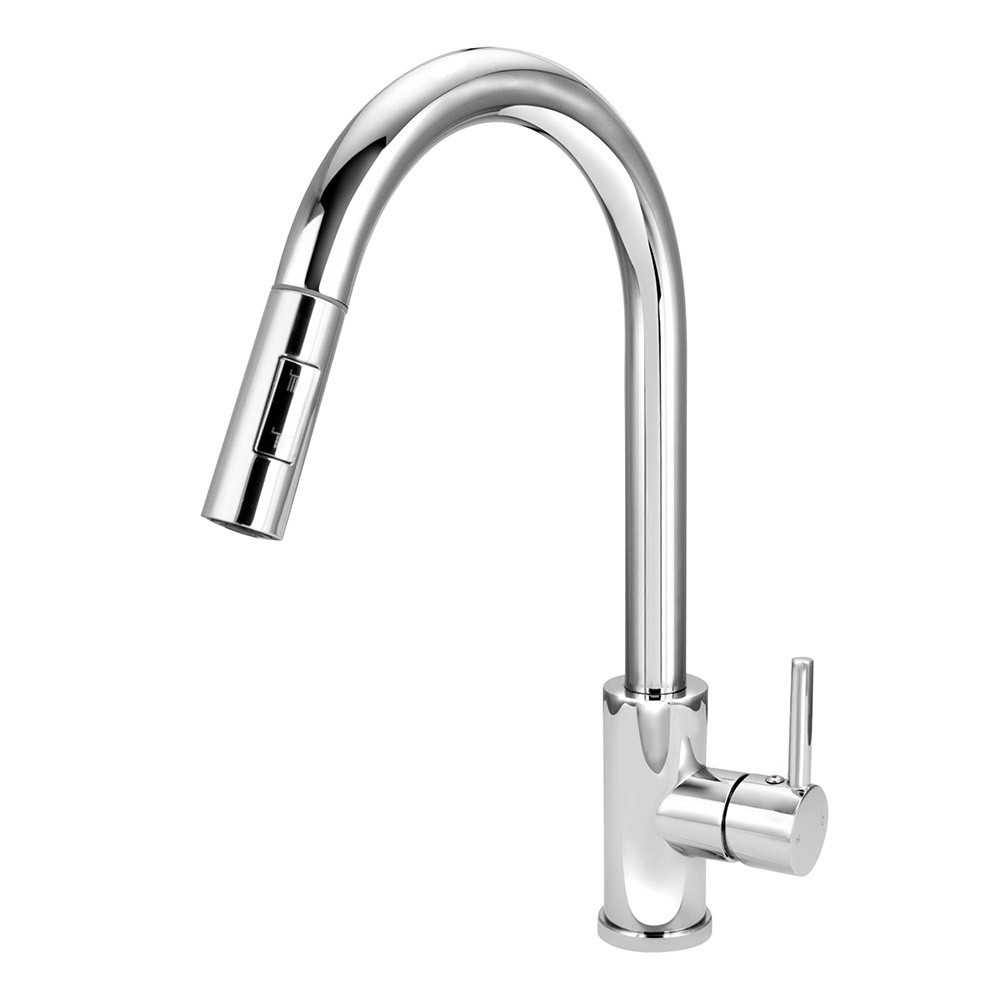 Torneira Cozinha Gourmet Cromada Cozinha Mesa Ducha Extensível Removível Flexível Água Quente Fria Monocromado