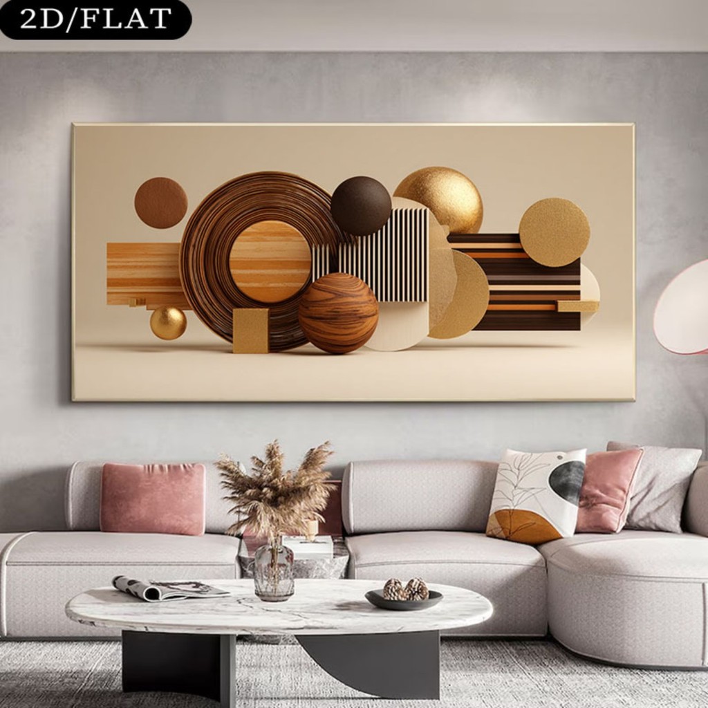 Quadro Decorativo Grande 120x80cm Luxo Arte Contemporânea Toque de Requinte Sala,Quarto,Copa,consultório,escritório,hall