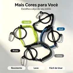 Alças para Garrafa De Agua Térmica Varias Cores | Praticidade e Estilo/Todos Tamanhos/Corda de mão/Shoulder Strap