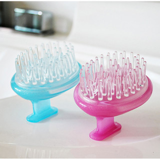 Japão importado macio shampoo massageador shampoo escova de massagem couro cabeludo massagem pente cabeça pente de saúde
