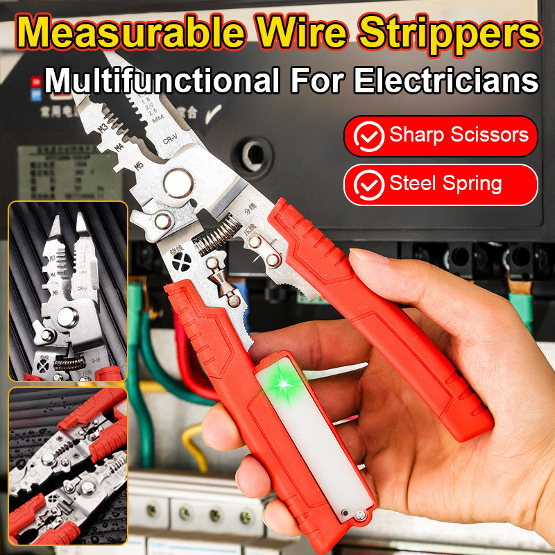 [Ferramenta Profissional] [Multifuncional] [Ferramenta Elétrica] Descascador de Fios/Eletricista/Ferramenta de Eletricis