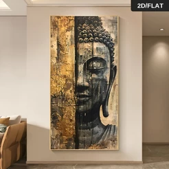 Quadro Decorativo Grande 112x80cm Abstrato Composição Elegante Escritório, Hall, Sala, Consultório, Copa, Quarto