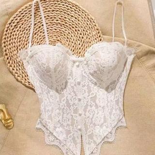 Camisola De Renda TEVO , Espartilho Transparente Sem Mangas , Estilo Menina Picante Espinha De Peixe Slim fit Crop Tops 