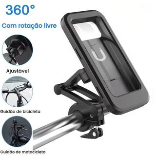 Suporte De Telefone Para Guiador De Bicicleta Motocicleta Design À Prova D'águaTodos os celulares