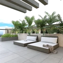 Conjunto 2 Sofás Chaise Versatti Rustic Yescasa Marrom/Nogueira