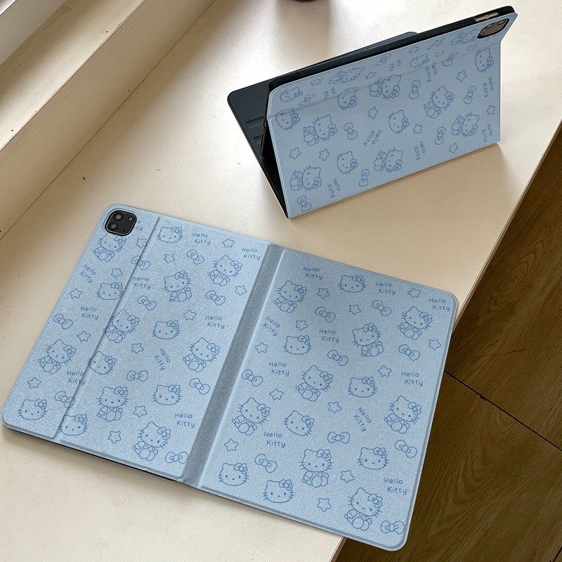 Capa Capinha Hello Kitty para Tablet iPad Mini Air Pro 10.5 10.9 12.9 pol 9 gera