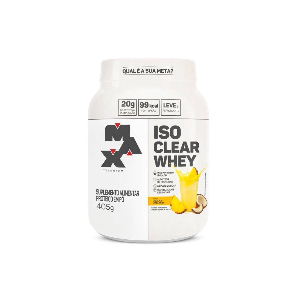 Iso Clear Whey Pote 405g Max Titanium