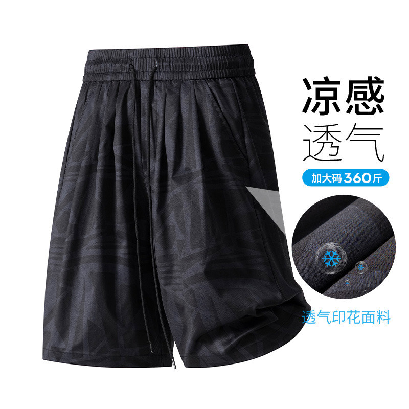 80-170KG Roupas masculinas plus size Roupas masculinas plus size K69 Calças de praia masculinas plus size de secagem ráp