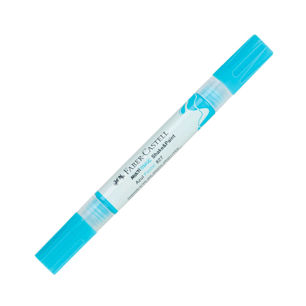 Pincel marcador multisuperfícies Multimark Azul Pastel MM/SPAZP827 Faber-Castell
