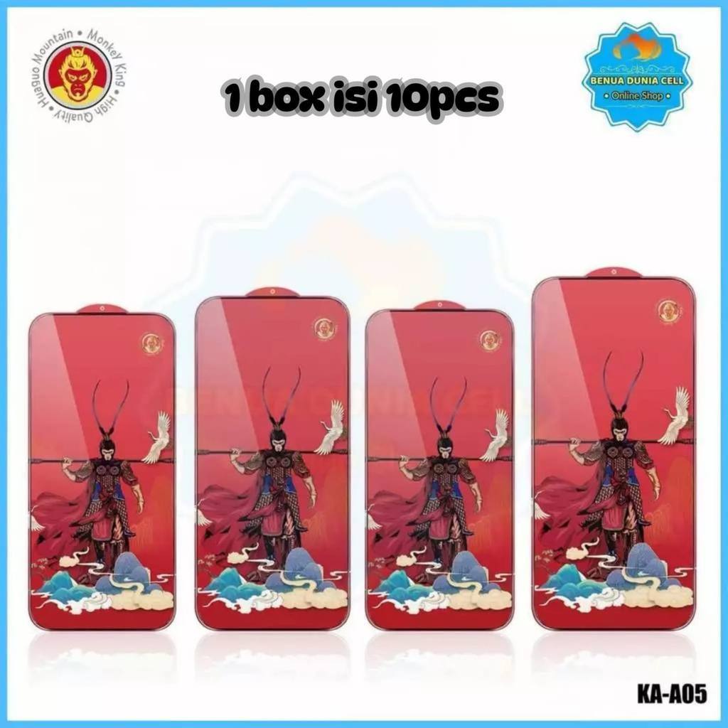 KA-A05 1 Caixa Conté 10 PCS Vidro Temperado Macaco KING Para XIAOMI POCO C40 C71