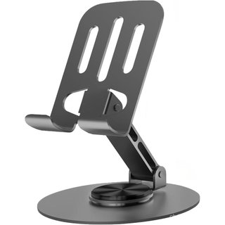 Universal de Metal para Celular, Ajustável em Múltiplos Ângulos 360° °   de Metálico Antiderrap