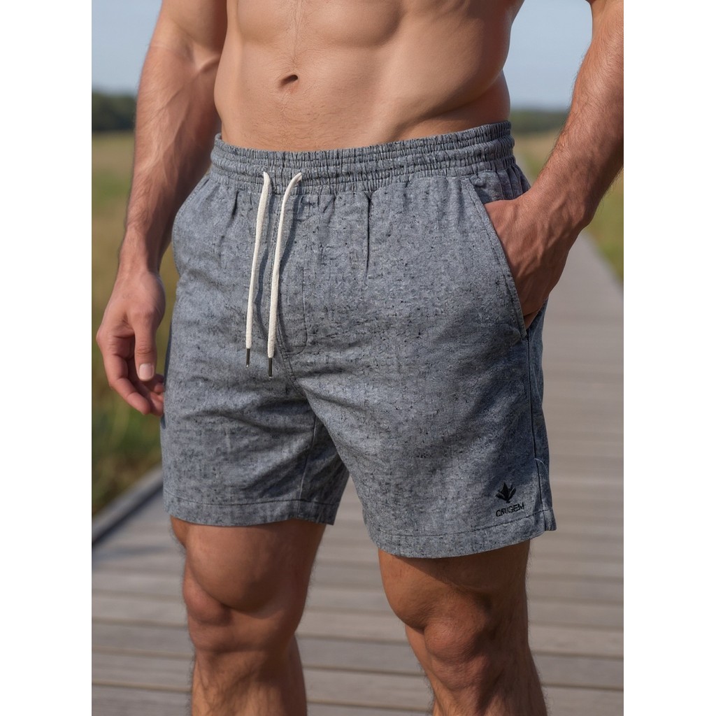 Kit 3 Bermudas Masculinas Linho Elastano Praiana Confortável Verão — LVK SHOP