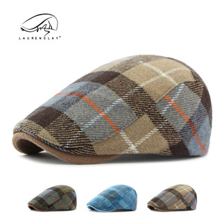 Boinas de outono e inverno para homens e mulheres, boinas xadrez, boinas de artista e pintor, boinas de lã, boinas mascu