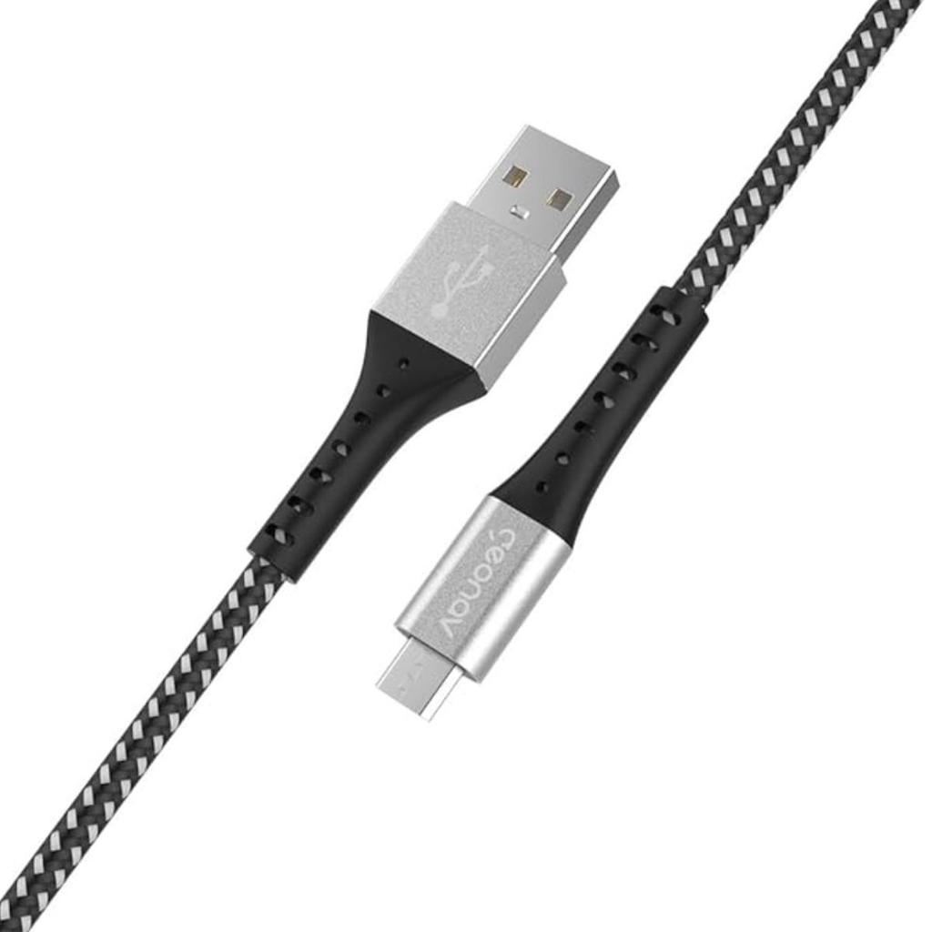 Cabo USB-A Micro USB Geonav 1,2m Nylon 12W