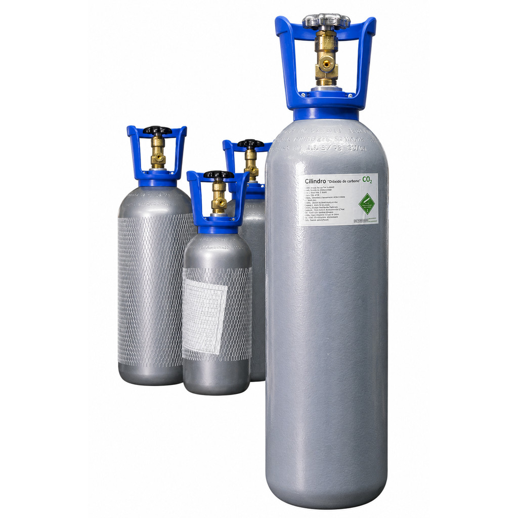 Cilindro De Co2 Gás Carbônico Vazio 6kg 16cm Para Chopeira