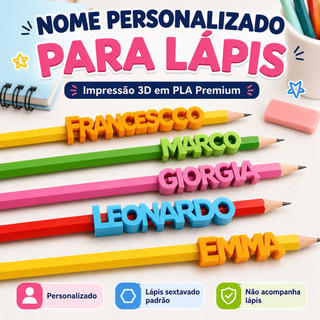 Ponteira de Lapis Etiqueta Escolar Ponteira Escolar Lápis Decoração Lápis Escolar