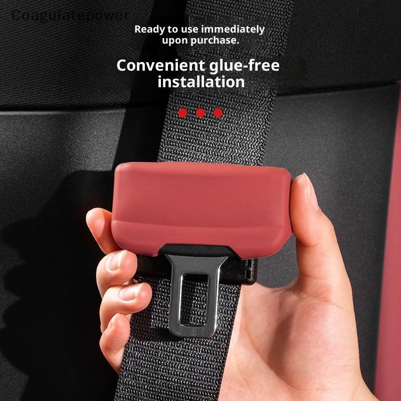 COA 1/2 Pçs Silicone Anti-Risco Protetor Cinto De Segurança Bule Guarda Acessórios Interiores Automóveis Capa BR