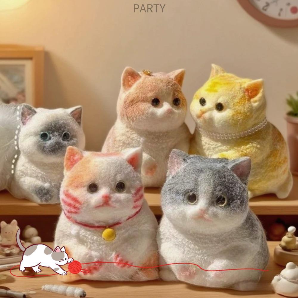 Brinquedos Macios Do Aperto Gato Da Festa , Brinquedo Lento Alívio Estresse Silicone Recuperação Bonito Beliscando