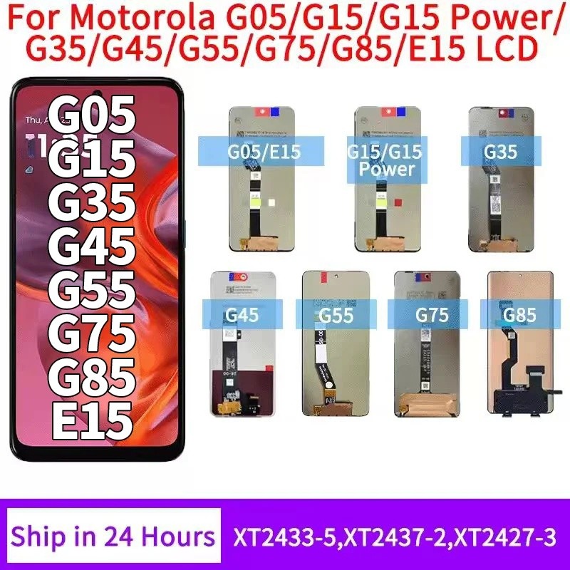OEM Para Motorola Moto G05 G15 G35 G45 G55 G75 G85 Display Touch Screen Digizite