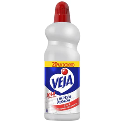 Veja Limpador para Limpeza Pesada Cloro Ativo Embalagem Econômica 1L