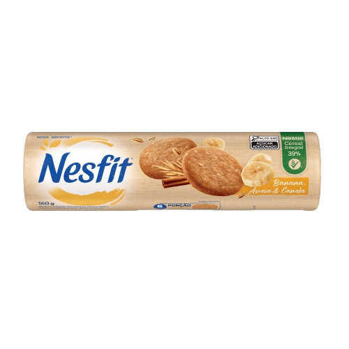 Nesfit Biscoito Banana. Aveia & Canela 160g