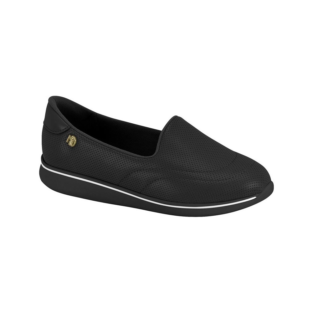 Tênis Feminino Sem Cadarço Preto Slip On Modare Ultraconforto Calce Fácil