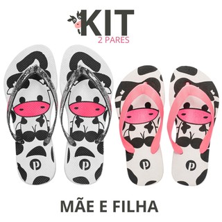 Kt Chinelo Mãe e Filha Feminino Menina Infantil Antiderapante Leve