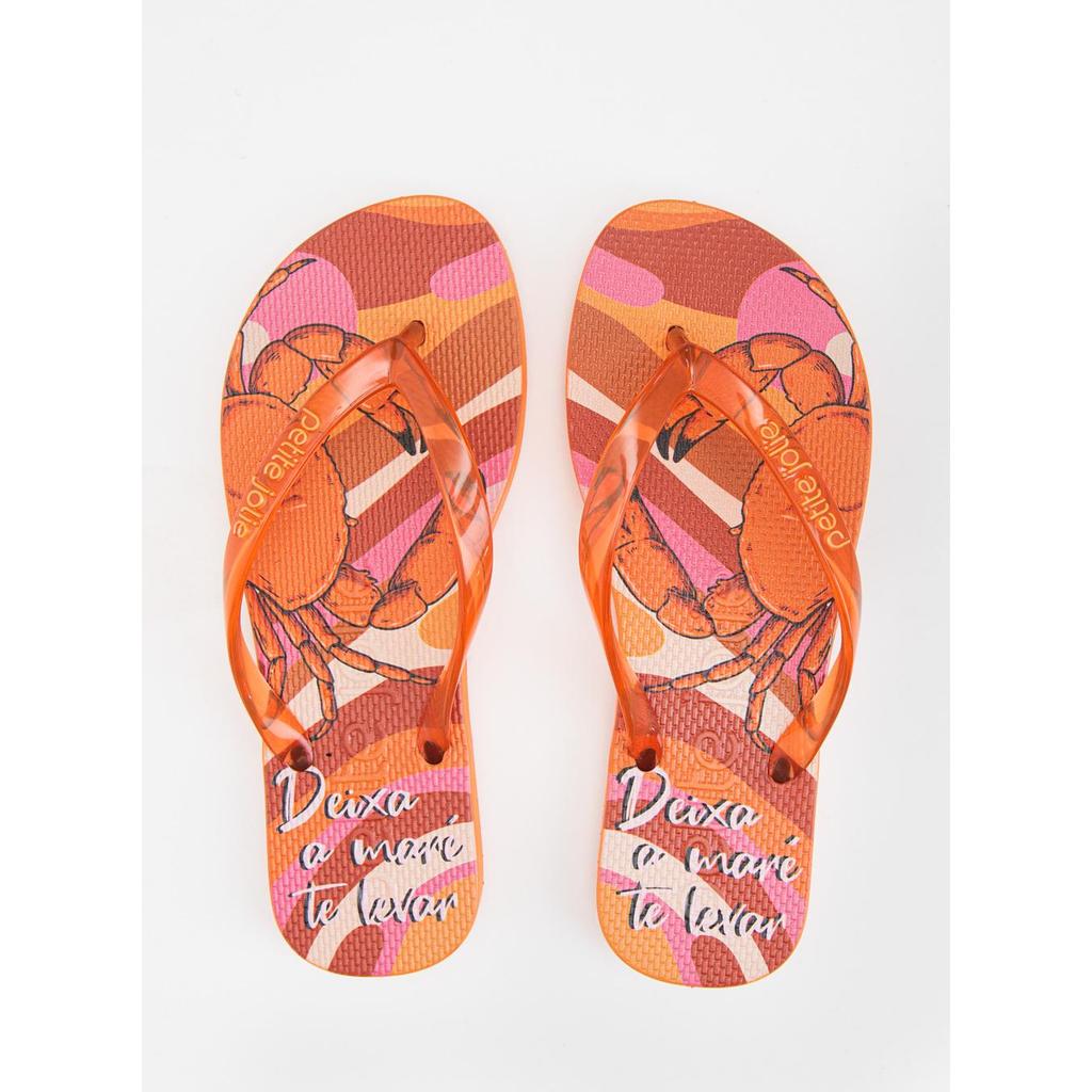Chinelo Petite Jolie Fresh Tangerina/Fundomar 6 PJ6969
