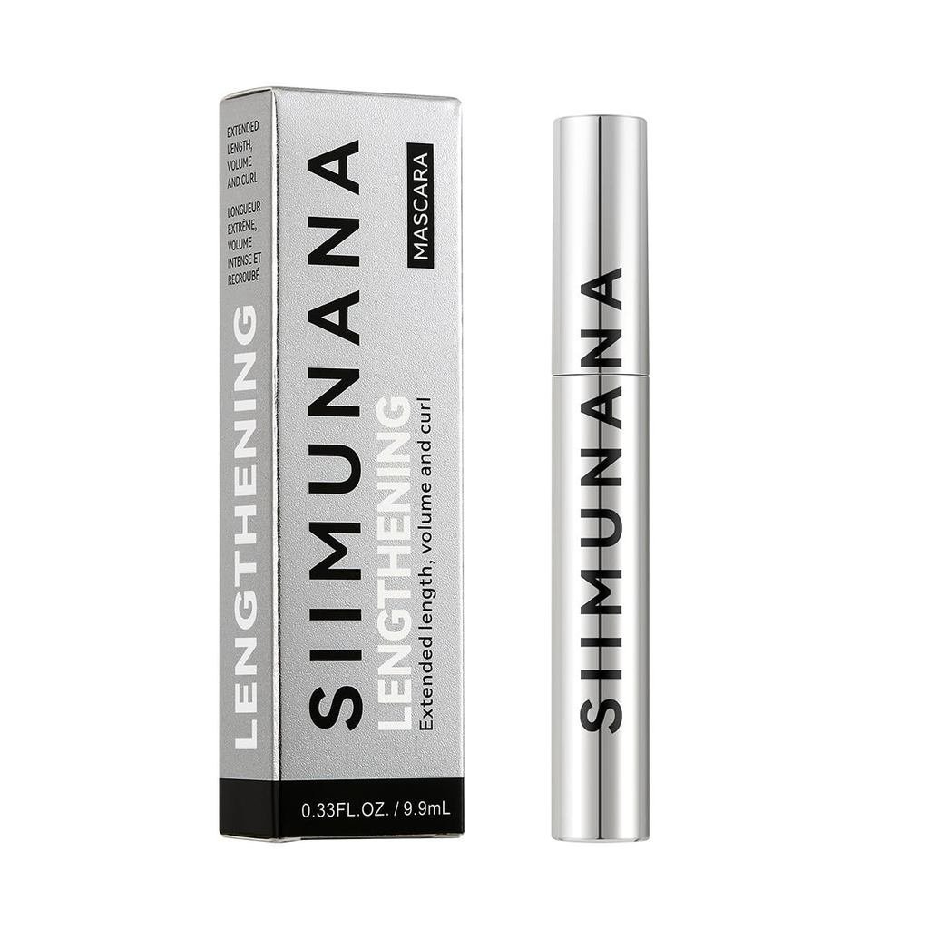 Máscara Lengning à prova d'água com fórmula tubulada 0,33 fl oz | Cílios curvados de volume e comprimento estendido, fór