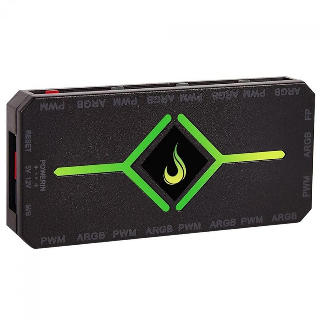 Hub Controladora Rise Mode, ARGB, PWM, 5V/3Pin, Preto, RM-COPW-ARGB