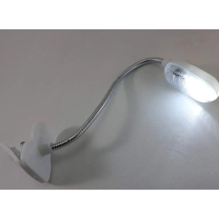 Luminária De Leitura Noturna LED Com Grampo De Mesa Ajustável