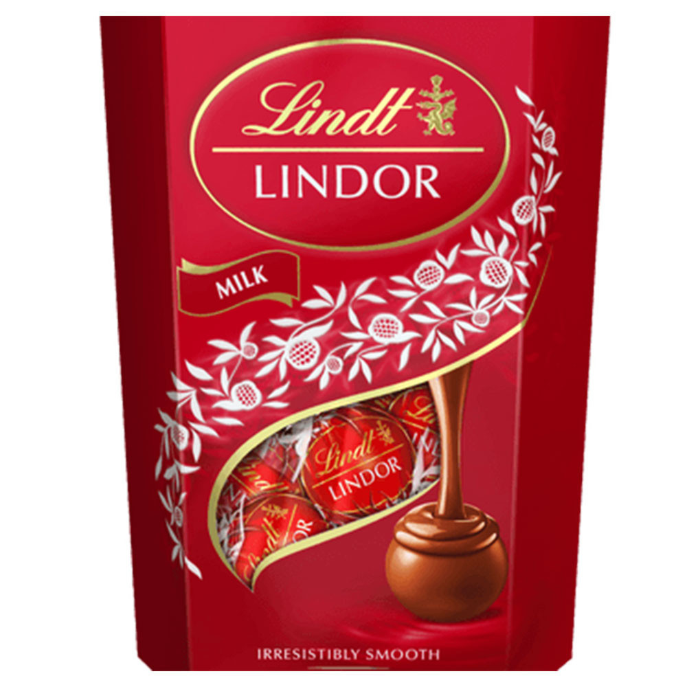 Bombom Chocolate ao Leite Lindt Lindor 137g Recheio Cremoso