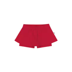 Short Saia Infantil Menina em Cotton Básico Elian Vermelho