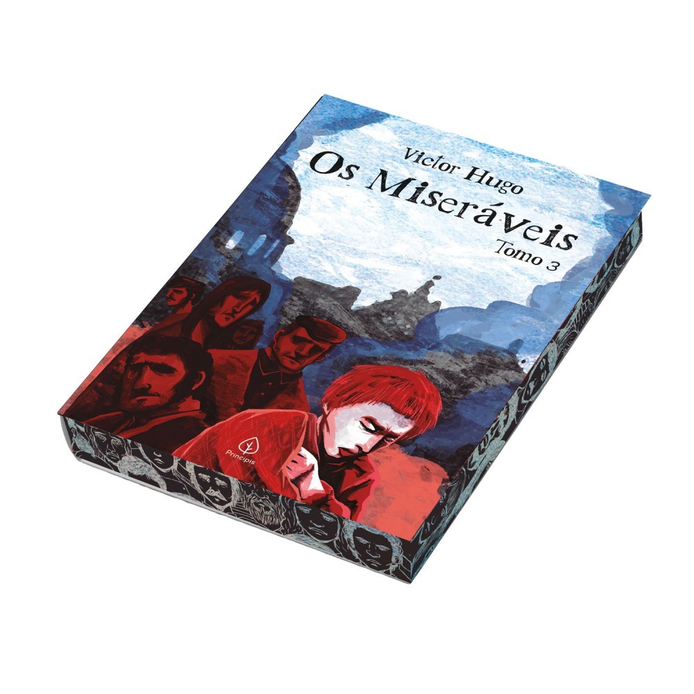 Livro Os miseráveis - Tomo 3 - Edição super luxo com pintura trila