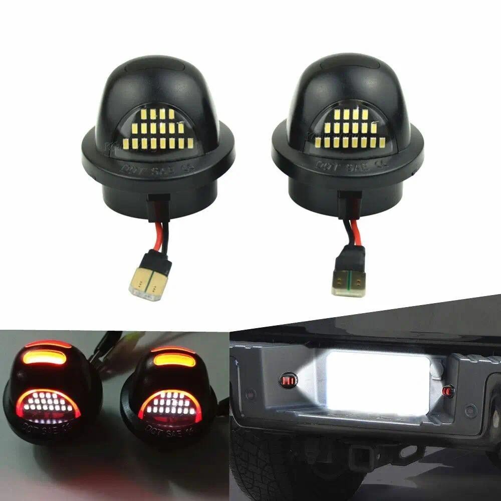LED Branco Vermelho Número Luz Da Placa De Licença Para Ford F150 F250 F350 F-150-250-350-450 Ranger Explorer Lâmpada Au