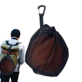Saco De Malha De Bola TEVO , Armazenamento De Basquete Com Cordão De Pano Oxford , Clipe De Treinamento De Bolsa Em Únic