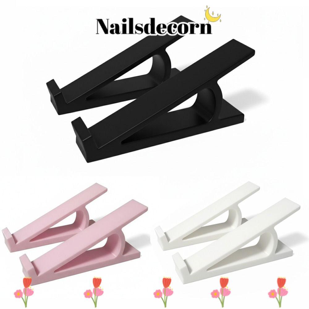 NAILS 1 Par De Riser De Teclado De Computador , Suporte Elevado Acessórios De Plástico De Monitor Portátil