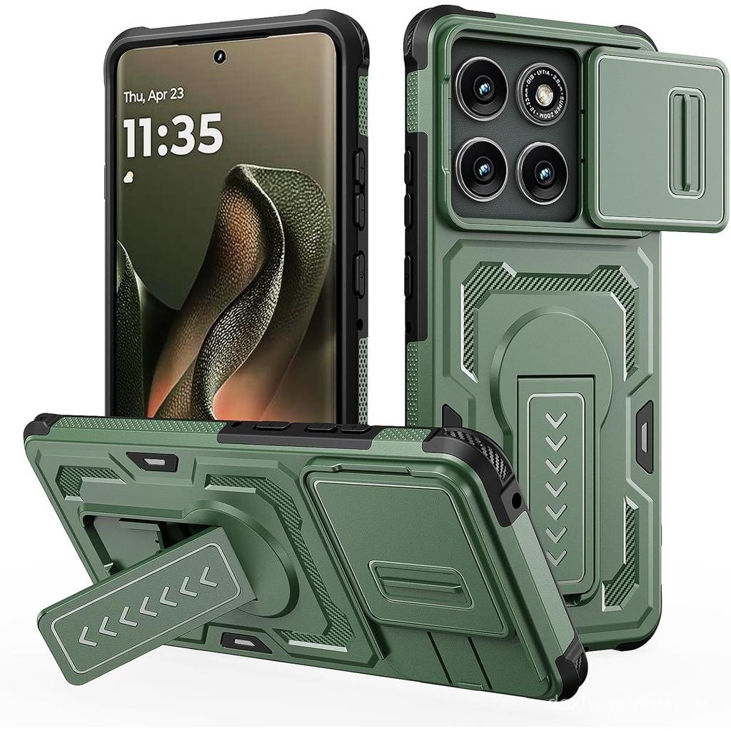 Capa de Telefone Compatível com Motorola Moto Edge 60 Pro, com Tampa Deslizante 