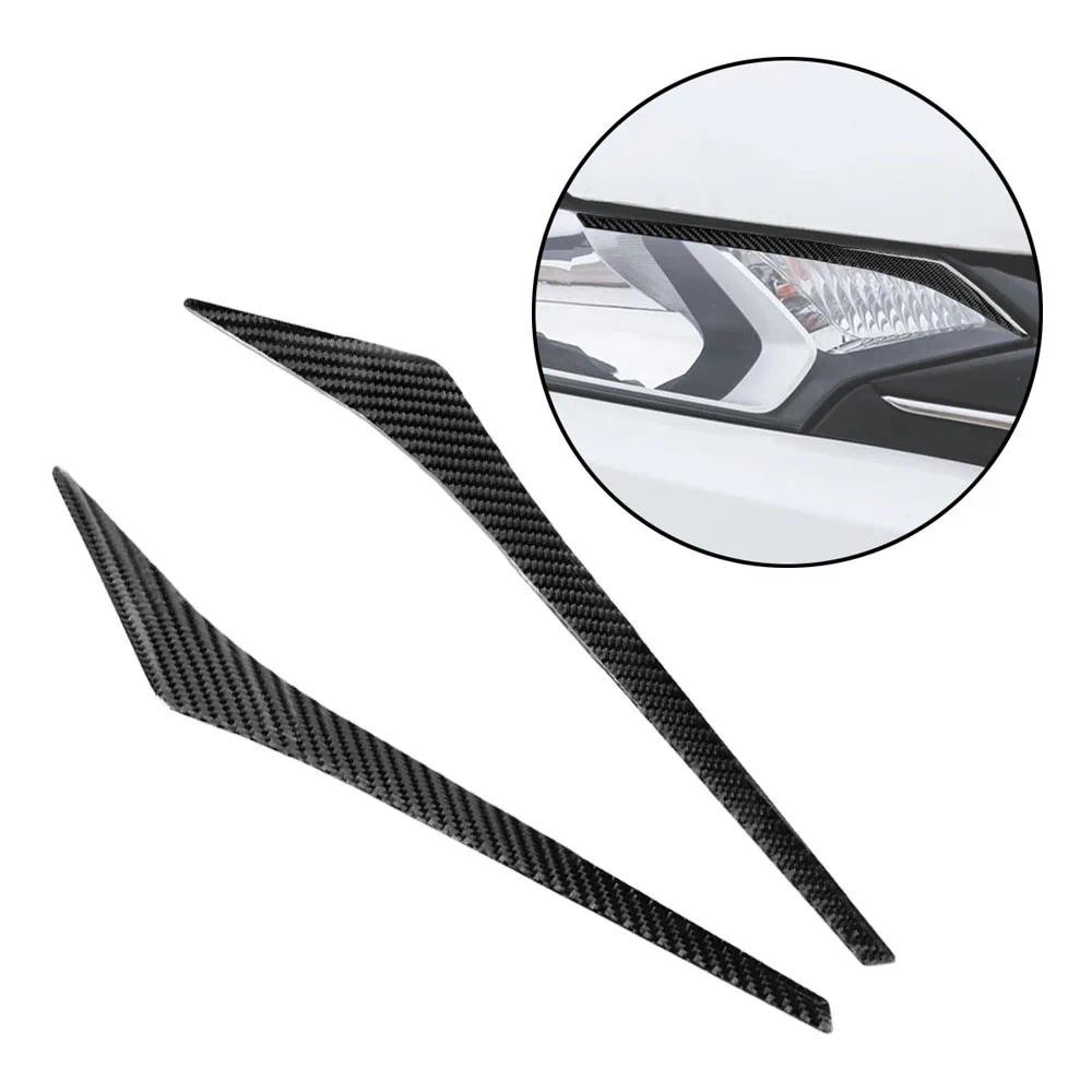 Farol Dianteiro Pálpebra Sobrancelha Capa Para Honda Fit Jazz 2014-2018 Guarnição Do Carro