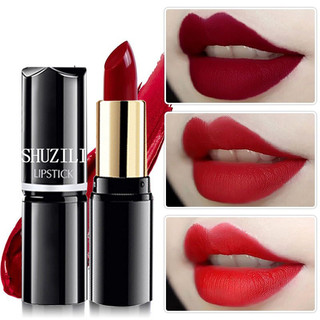Shuzili tubo redondo batom hidratante estilo hidratante fácil de colorir não é fácil de desbotar cosméticos entrega de u