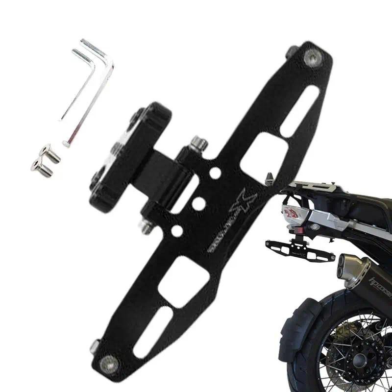 Suporte De Placa De Licença De Motocicleta Para TFX150 M-slaL150 Liga De Alumínio Ajustável Com Parafusos Peças Decoraçã