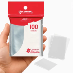 Protetor Sleeve 63x88mm Central Shield Transparente TCG