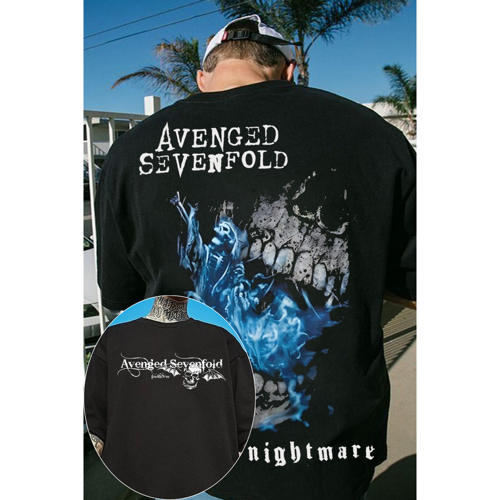 Camiseta Avenged Sevenfold A7X Rock Band Moderna Estilosa Confortável Moda