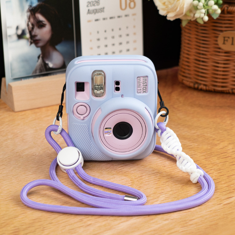 Adequado para Polaroid mini13 Capa protetora MINI13 Bolsa para câmera de Silicone resistente ao choque e resistente ao d
