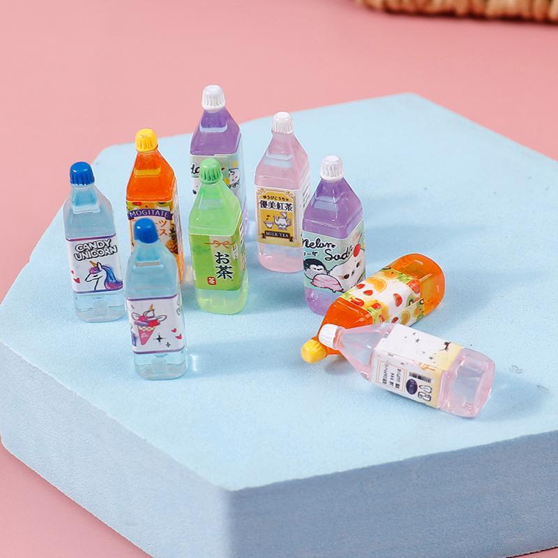 Awgwgs 5 Peças Casa De Bonecas Em Miniatura Comida Jogar Suco Japonês Chá Bebida Modelo Adereços Conjunto De Vida