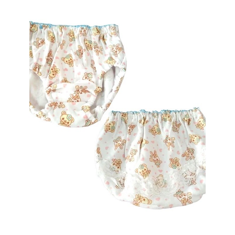 Meninas roupa interior de algodão puro dos desenhos animados japoneses impresso bebê criança 100 algodão pão calças sem 