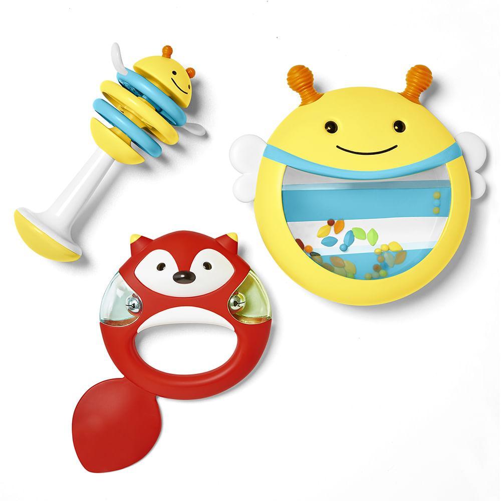 Brinquedo Infantil Musical Kit Instrumentos 3 Peças Skip Hop