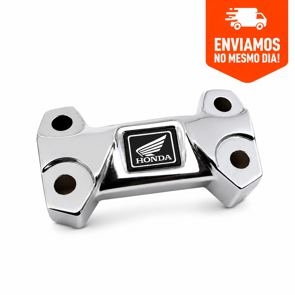 Cadeado Mesa Guidão Honda CG 150 160 Titan Fan Start Suporte Reforçado Não Enferruja + Brinde Adesivo