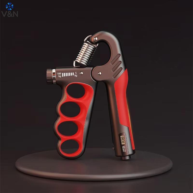 (V & N) 5-60/100/kg Força De Preensão Ginásio Expansor De Pulso Fortalecedor De Mão Recuperação Muscular Ajustável Fitne